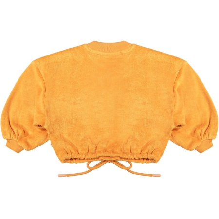 Livlig sweater Jutta orange (badstof) (16-0112)