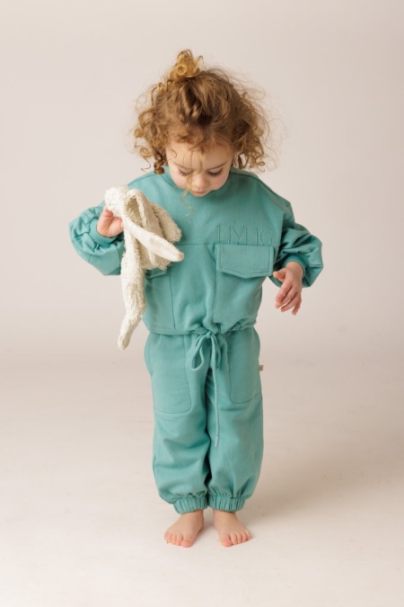 Livlig sweater Jutta green (16-0114)