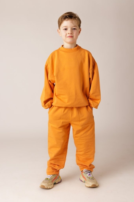 Livlig broek Leo orange (20-0107)