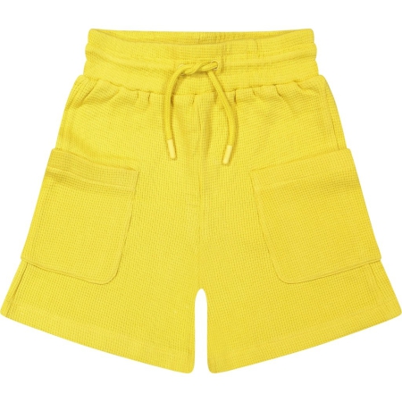 Livlig shorts Malin yellow (wafelstof) (21-0105)