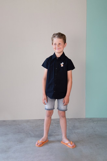 Legends22 blouse Ben black (A24-609)