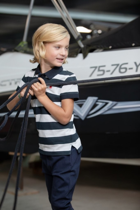 Lake Morgan polo Xander stripe (LM-A01-627)