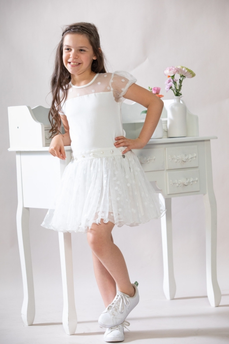 Lofff dancing dress Carmen off-white (A23C-101)