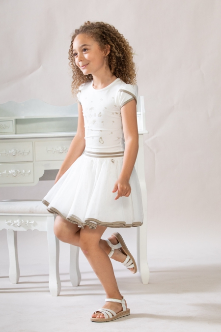 Lofff dancing dress Caydence off-white (A23C-106)