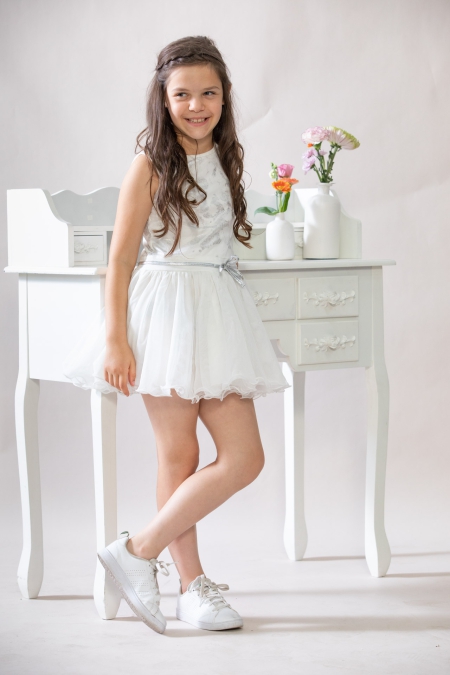 Lofff dancing dress Cherish off-white silver (A23C-107)
