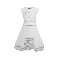 Lofff waterfall dress Colette off-white (A23C-108)