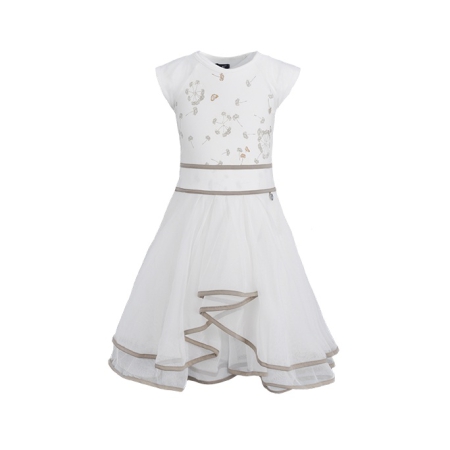 Lofff waterfall dress Colette off-white (A23C-108)