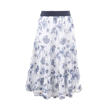 Lofff rok Leandra navy flower (A24-407)