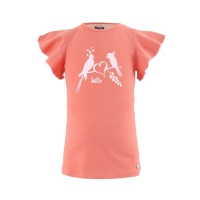 Lofff t-shirt Liane hot coral (A24-417)