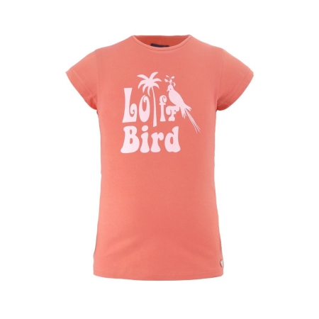 Lofff t-shirt Lieke hot coral (A24-418)