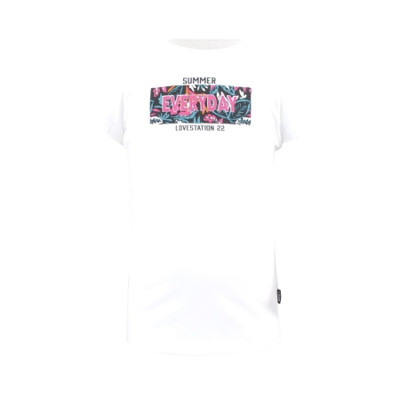 Lovestation22 t-shirt Bella white (A24-504)