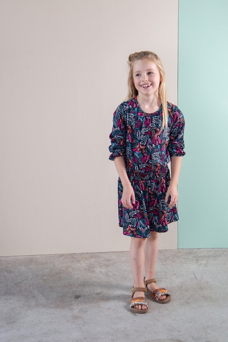 Lovestation22 jurk Brit tropi resort (A24-512)