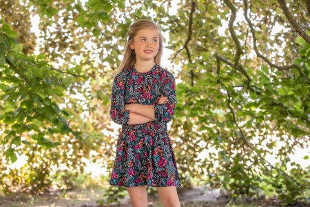 Lovestation22 jurk Brit tropi resort (A24-512)