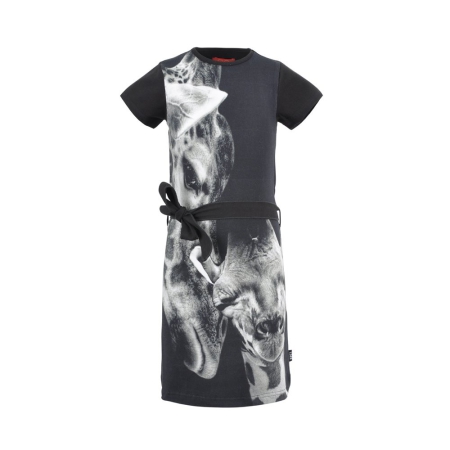 Lovestation22 jurk Babette black giraf (A24-515)