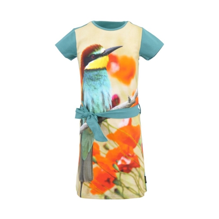 Lovestation22 jurk Bauke teal blue ijsvogel (A24-516)