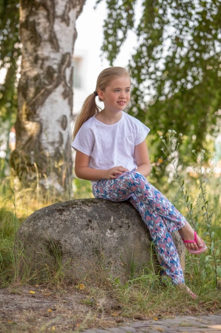 Lovestation22 flared pants Bodil cali waves (A24-540)
