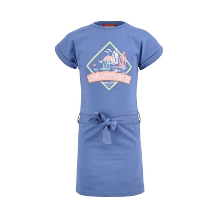Lovestation22 jurk Belinda federal blue (A24-543)