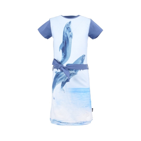 Lovestation22 jurk Bianca fedral blue dolfijnen (A24-546)