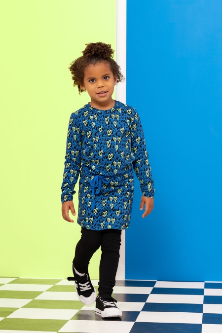 Louder! jurk Lucy graffitty hearts