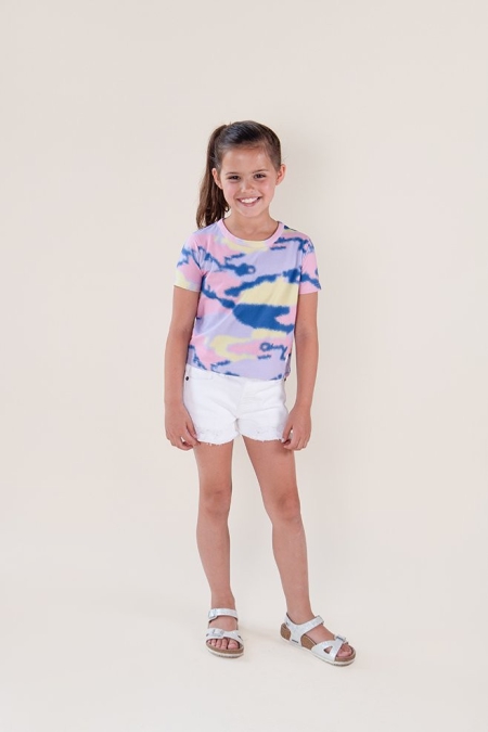 Nais t-shirt Demi print camo (A24-705)