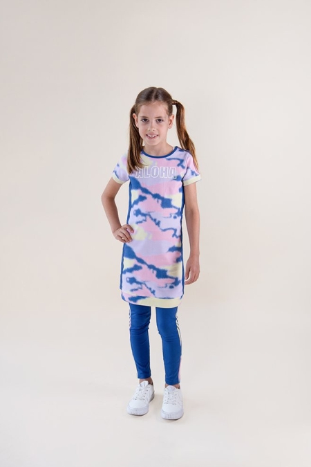 Nais dress Diana print camo Aloha (A24-707)