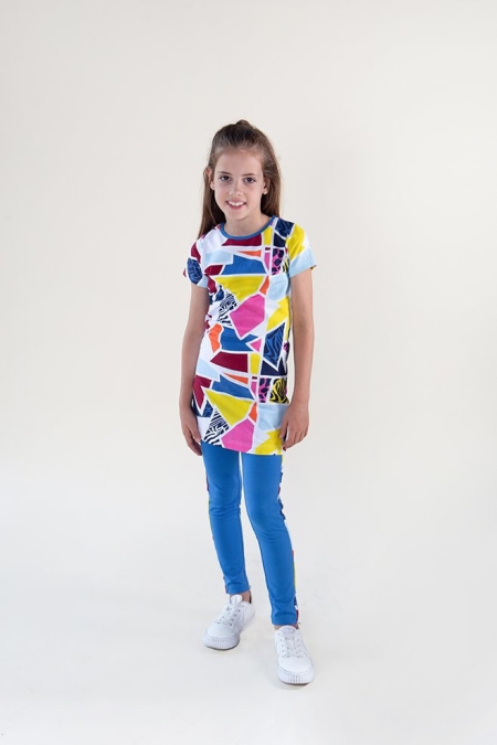Nais dress Do patchwork (A24-728)