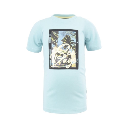 Nais t-shirt Damian turquoise (A24-741)