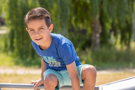 Nais t-shirt Davey delft blue (A24-744)