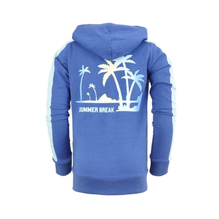 Nais hoodie vest Dylan delft blue (A24-748)