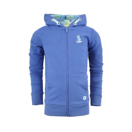 Nais hoodie vest Dylan delft blue (A24-748)