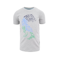 Nais t-shirt Dirk light grey melee (A24-750)