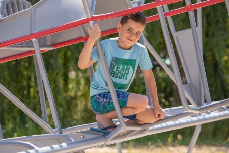 Nais t-shirt Dion sky blue (A24-751)