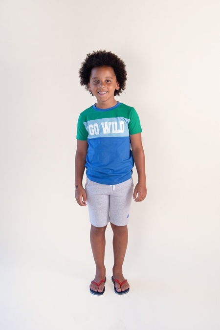 Nais t-shirt Dina french blue Go wild (A24-753)