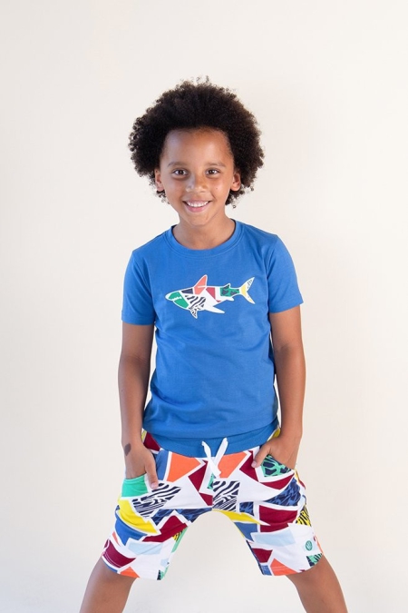 Nais t-shirt Diek french blue (A24-764)