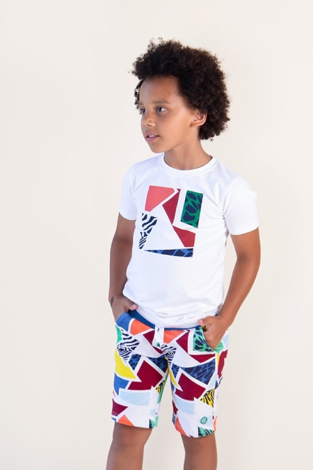 Nais shorts Denver patchwork (A26-767)