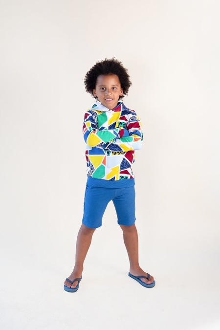 Nais hoodie Dallas patchwork (A26-768)