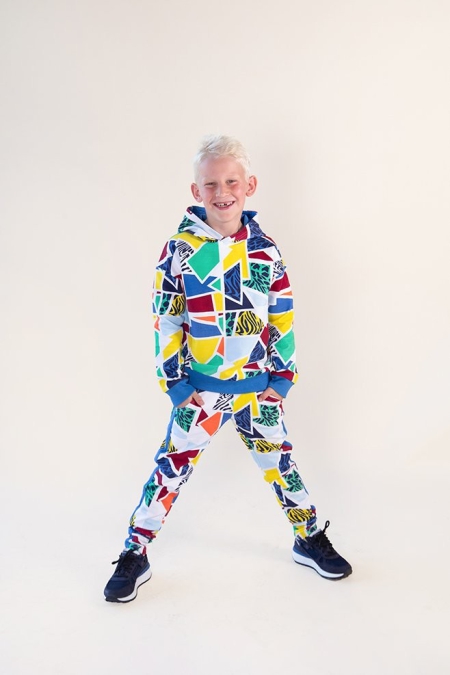 Nais broek Diego patchwork (A26-769)