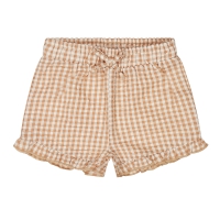 Dirkje shorts off white geruit (R50484)
