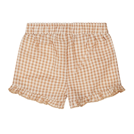 Dirkje shorts off white geruit (R50484)