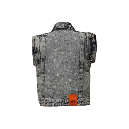 Dutch Dream Denim gilet Mfupi jeans sterren
