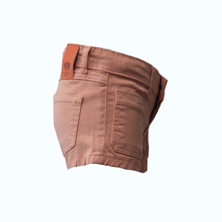Dutch Dream Denim short Watoto pink
