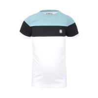 Unrealba6 t-shirt Esra blue color block (A24-907)