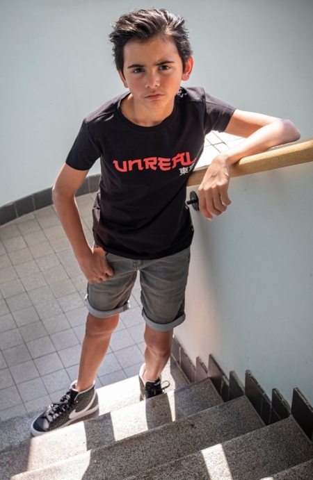 Unrealba6 t-shirt Elwin black (A24-916)