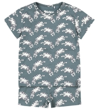 Dirkje pyjama dusty green off white (00300)