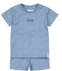 Dirkje pyjama steel blue (00316)