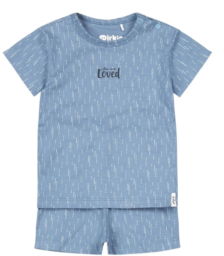 Dirkje pyjama steel blue (00316)