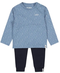 Dirkje pyjama steel blue (00318)