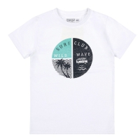 Dirkje shirt white surf club (R50533)