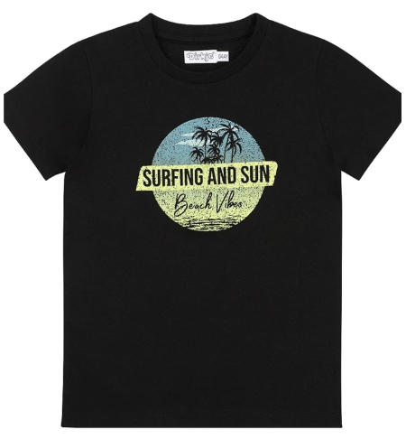 Dirkje shirt black surfing (R50536)