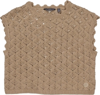 Levv cropped top Katy taupe